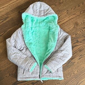 Reversible Jacket with Soft Gray Lining